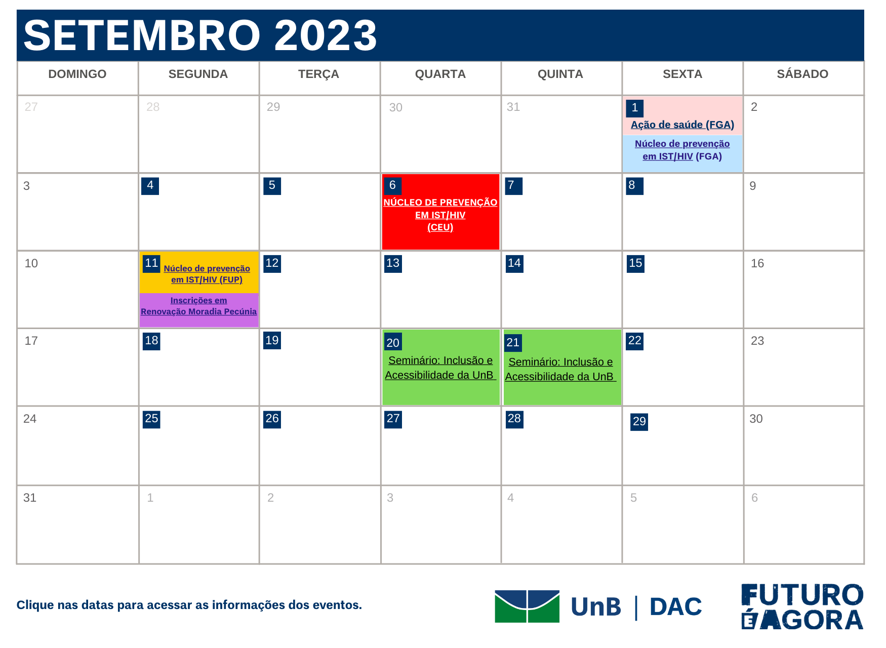 Eventos de Setembro de 2023